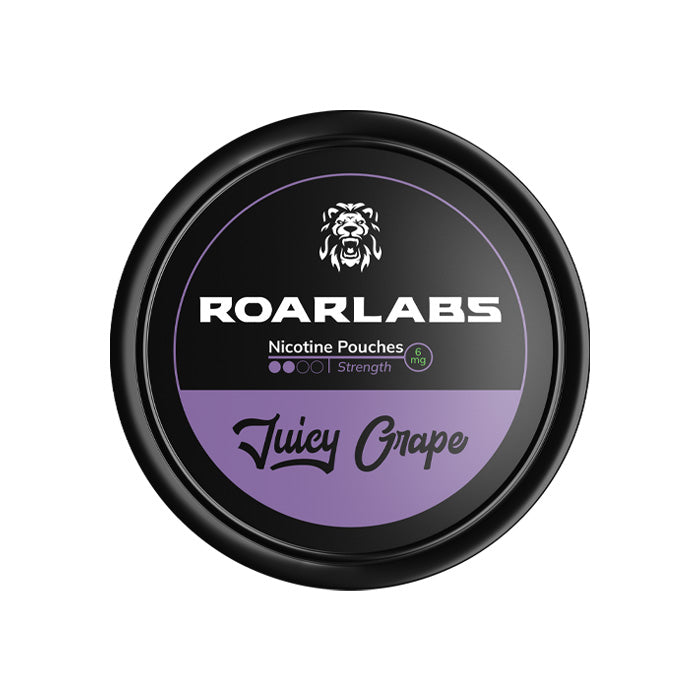 JuicyGrape Roar Labs Nicotine Pouches 6mg