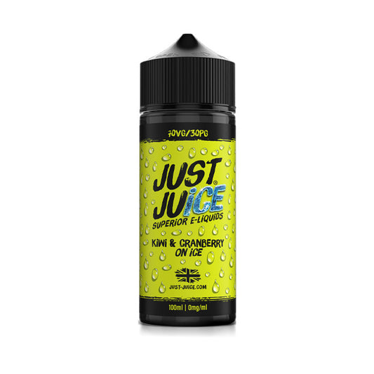 Just Juice 100ml E-Liquid Kiwi & Cranberry on Ice