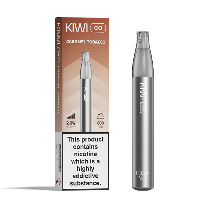 Kiwi Go Disposable Vape Caramel Tobacco