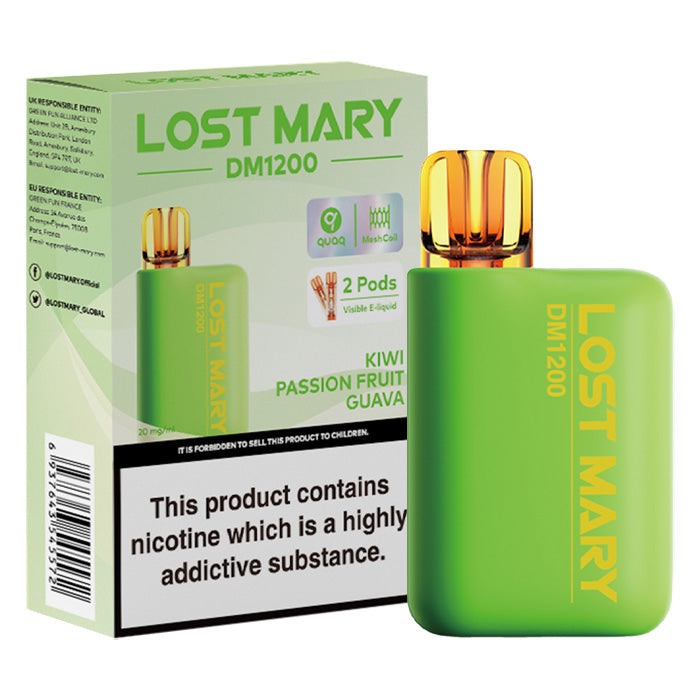 Lost Mary DM1200 Disposable Kiwi Passion Fruit Guava