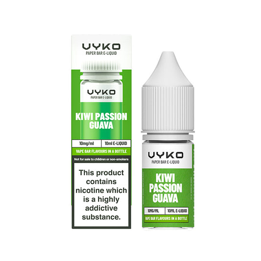 Kiwi Passion Guava 10ml Nic Salt by VYKO Bar
