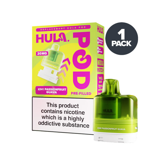 Kiwi Passionfruit Guava Hula 7000 Prefilled Pod and Box