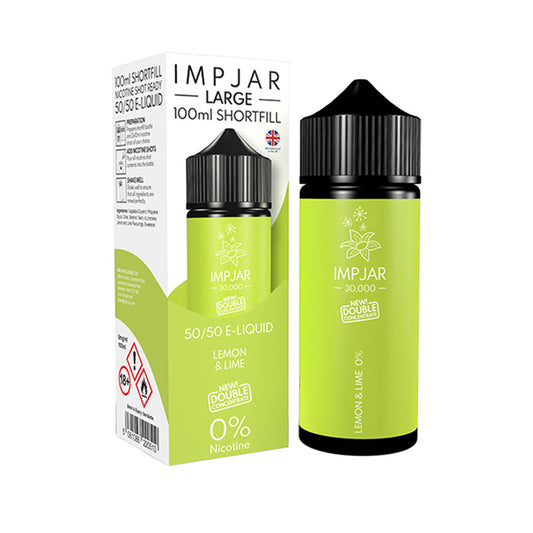 Lemon Lime 100ml Shortfill by Imp Jar Large