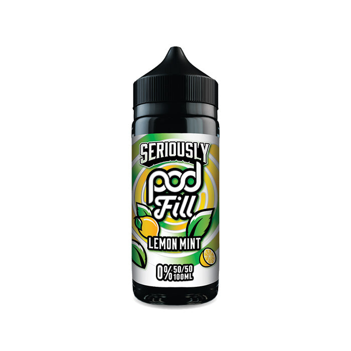 Lemon Mint 100ml Shortfill E-Liquid by Seriously PodFill