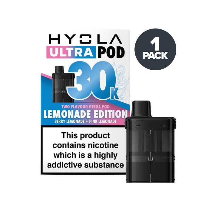 Lemonade Edition Hyola Ultra 30K Prefilled Pod and Box