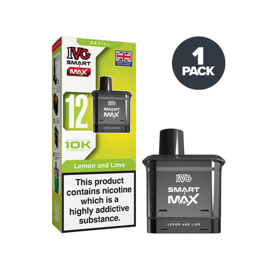 Lemon and Lime IVG Smart Max Prefilled Pod and Box
