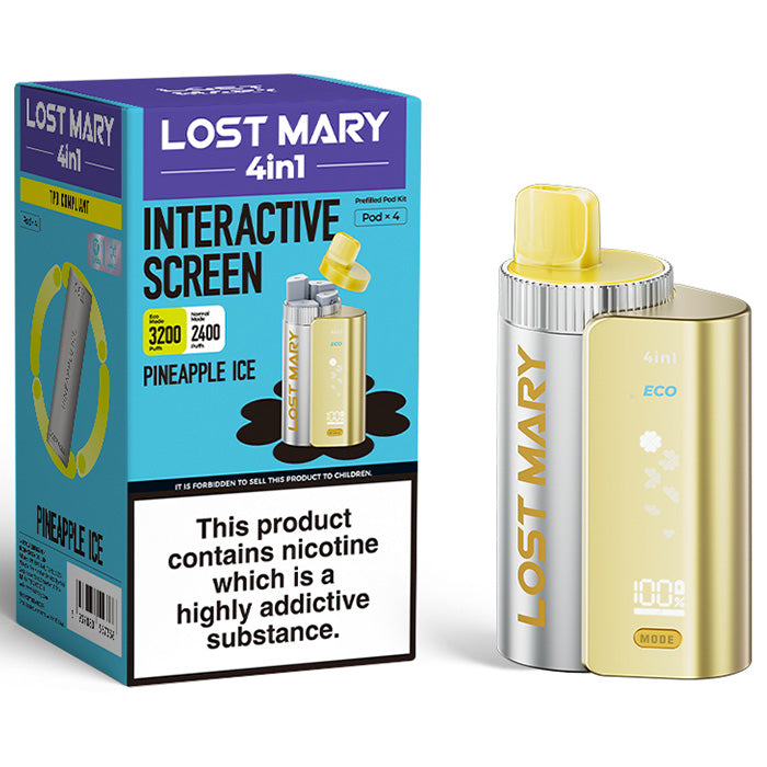 Lost Mary 4 in 1 Pod Kit | Uses Pre-filled Pods Lost Mary 4 in 1 Pod Kit | Uses Pre-filled Pods