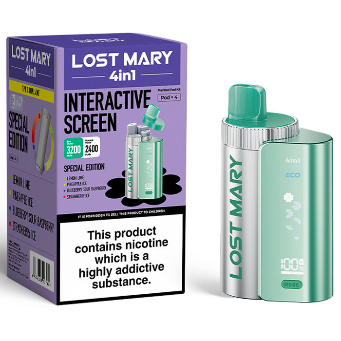 ricariche elf bar Lost Mary 4 in 1 Pod Kit