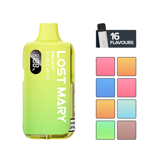 Lost Mary BM6000 Disposable Vape with 8 Colour Boxes