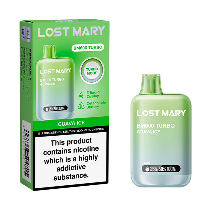 Lost Mary BM600 Turbo Disposable Vape Kit | Turbo Mode & Removable Battery