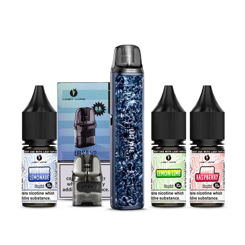 Lost Vape Ursa Nano 3 Pod Kit Bundle | Kit + Pods + E-Liquids Lost Vape Ursa Nano 3 Pod Kit Bundle | Kit + Pods + E-Liquids