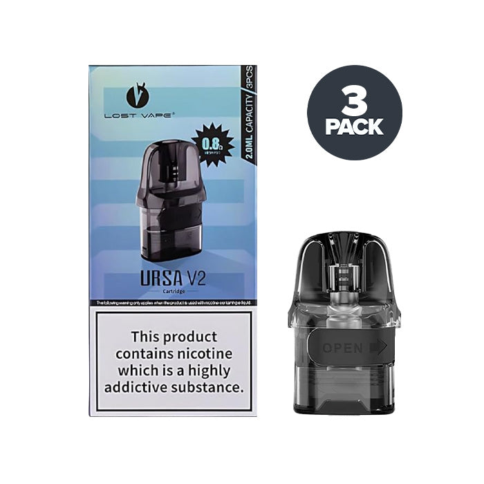 Lost Vape Ursa V2 Replacement Pods | UK Ecig Store Lost Vape Ursa V2 Replacement Pods | UK Ecig Store