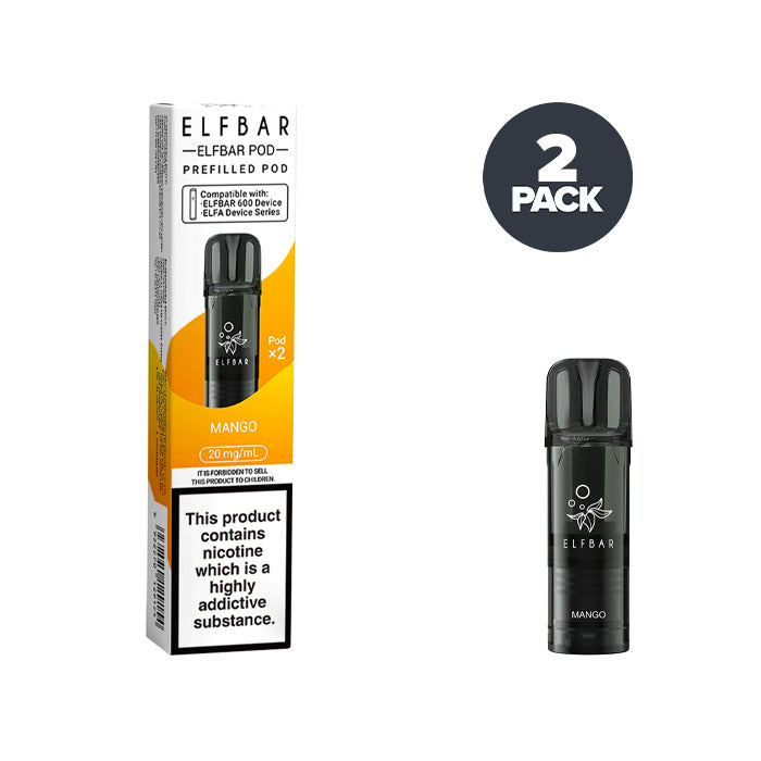 Mango Elf Bar 600 Pre-filled Pod and Box