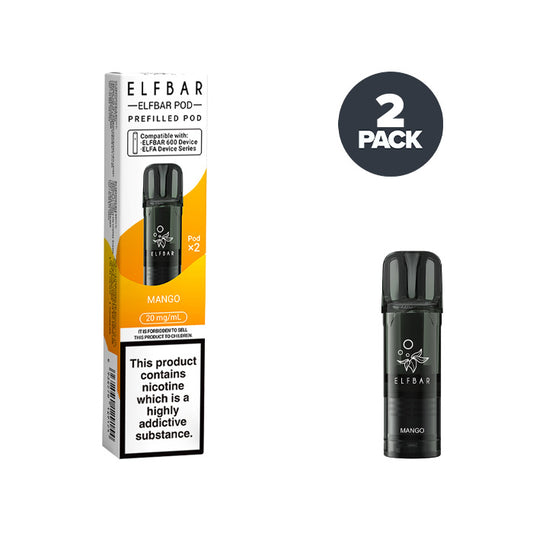 Mango Elf Bar 600 Pre-filled Pod and Box