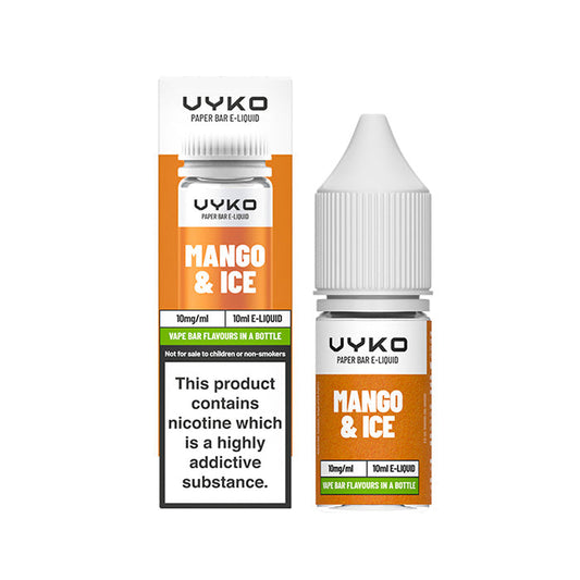 Mango Ice 10ml Nic Salt by VYKO Bar