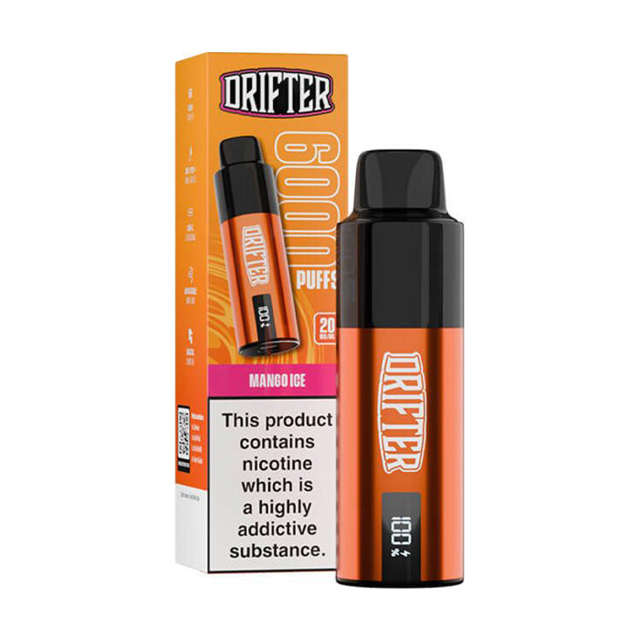 Mango Ice Drifter 6K Pre-filled Pod Kit and Box
