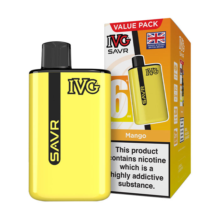 Mango IVG Savr Prefilled Pod Kit and Box
