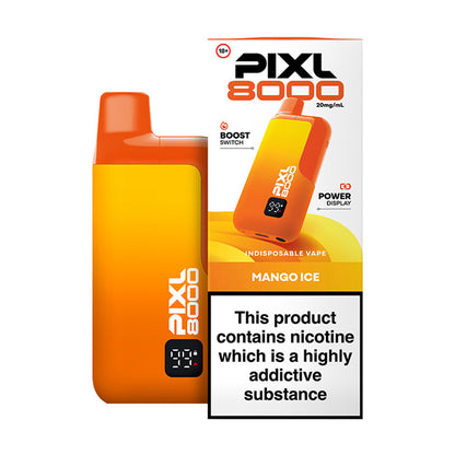 Mango Ice PIXL 8000 Prefilled Pod Kit and Box