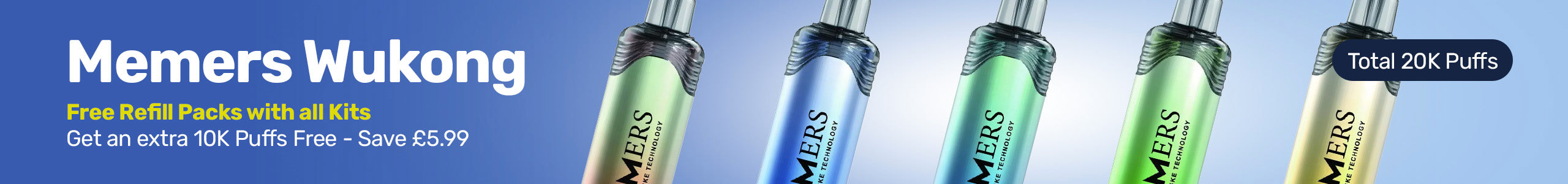 Promotional banner for Memers Wukong with product images and text.