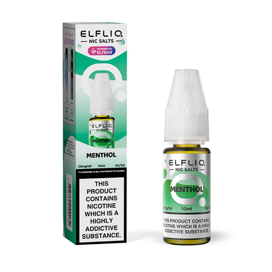 Menthol 10ml Nic Salt E-Liquid by Elf Liq