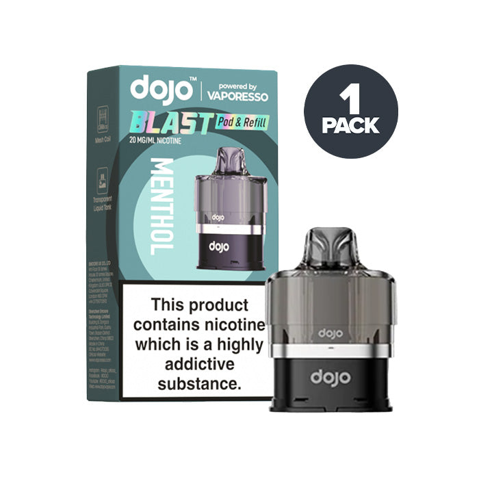 Menthol Dojo Blast 6000 Pre-filled Pods by Vaporesso | Multi-buy Discount