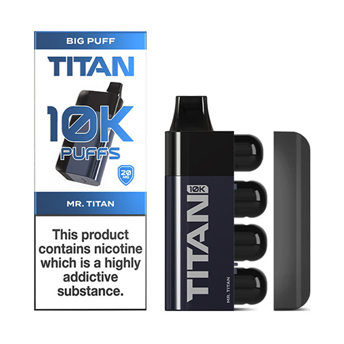 Titan 10K 4 in 1 Disposable Vape | 10,000 Puffs | From 11.99 Titan 10K 4 in 1 Disposable Vape | 10,000 Puffs | From 11.99