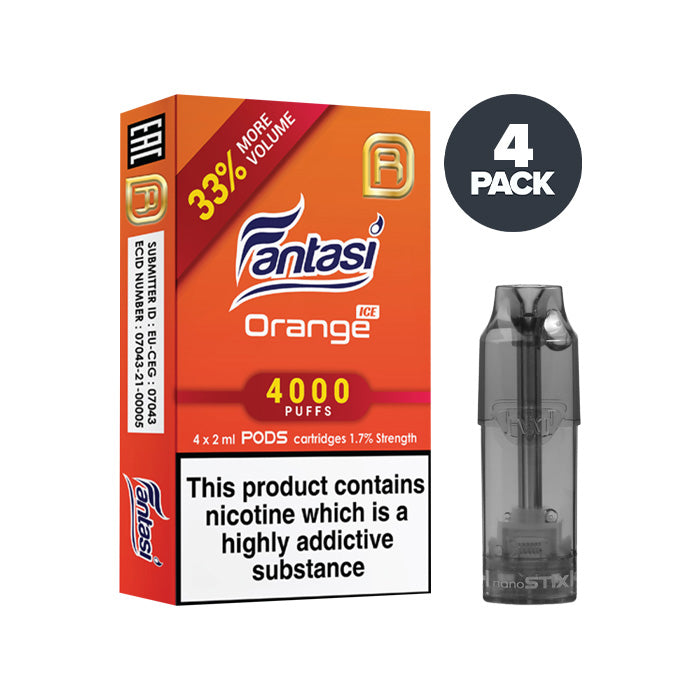 Nanostix V2 Pods Fantasi Orange