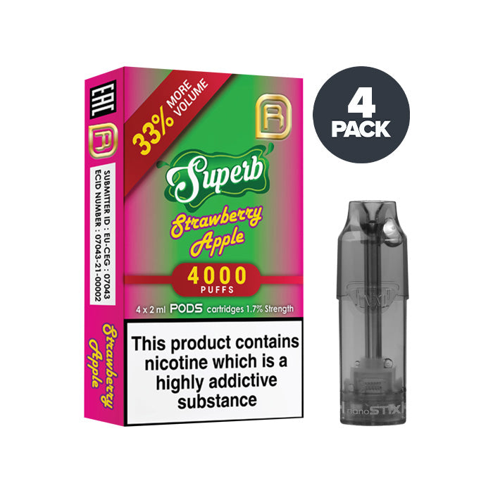 Nanostix V2 Pods Superb Strawberry Apple