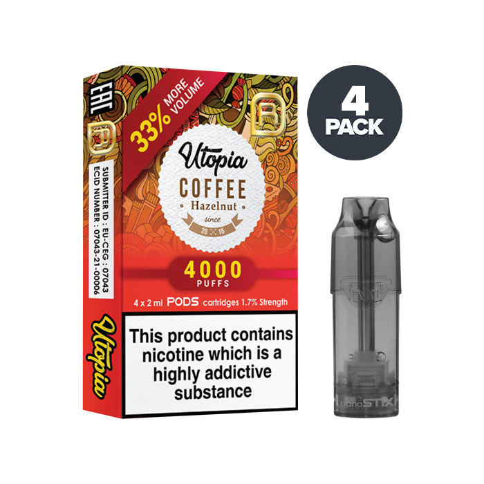 Nanostix V2 Pods Utopia Coffee Hazelnut