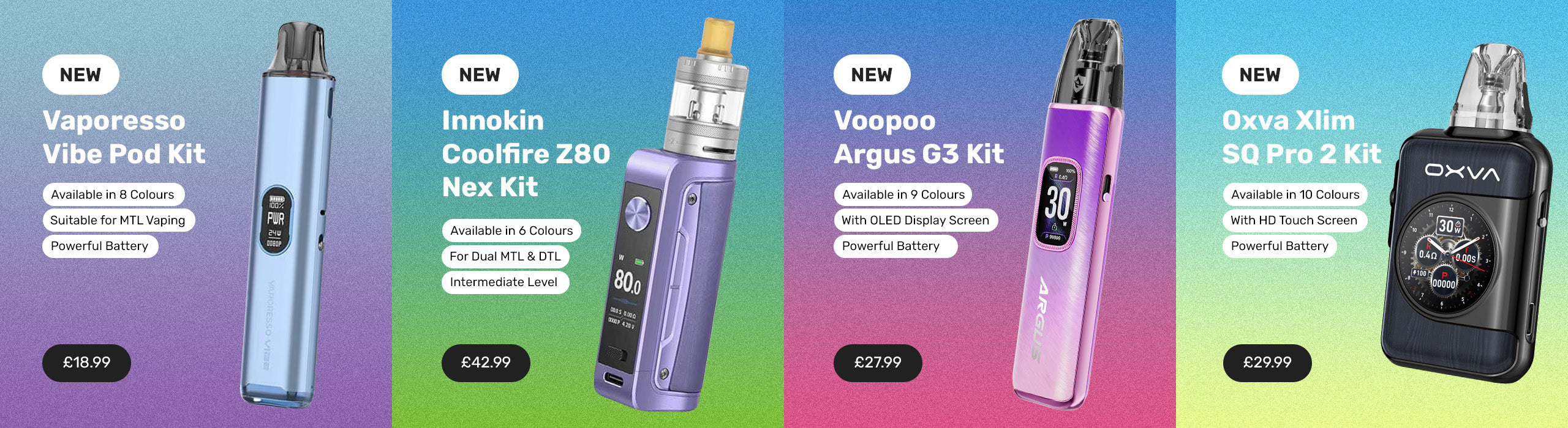 New Vape Kit Selection