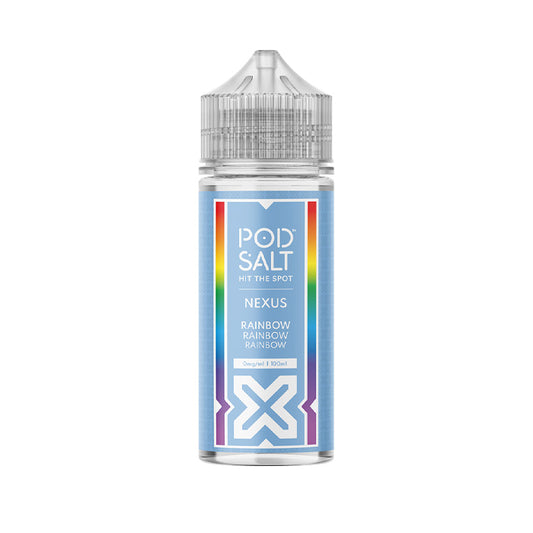 Nexus 100ml Shortfill E-Liquid Rainbow