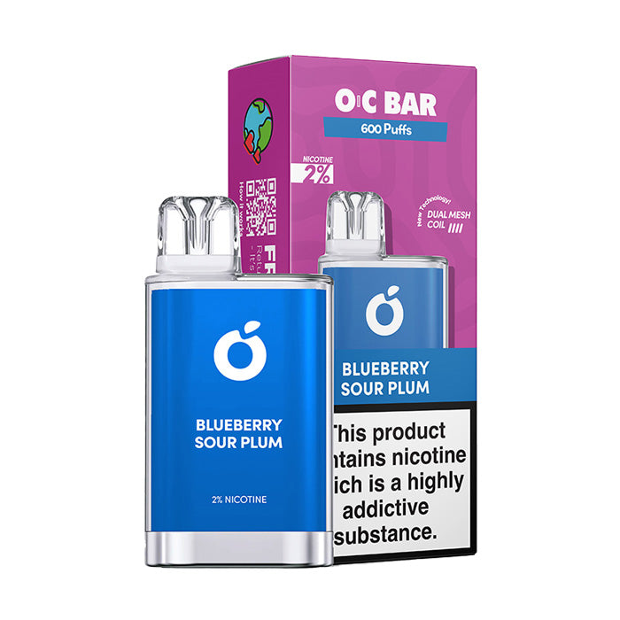 OC Bars Disposable Vape Blueberry Sour Plum