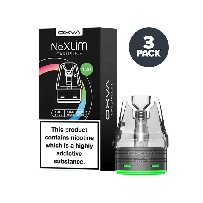 OXVA NeXlim Replacement Pod Cartridges | Pack of 3 OXVA NeXlim Replacement Pod Cartridges | Pack of 3