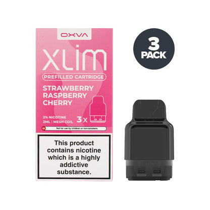 OXVA Pre-Filled Pod and Box Strawberry Raspberry Cherry