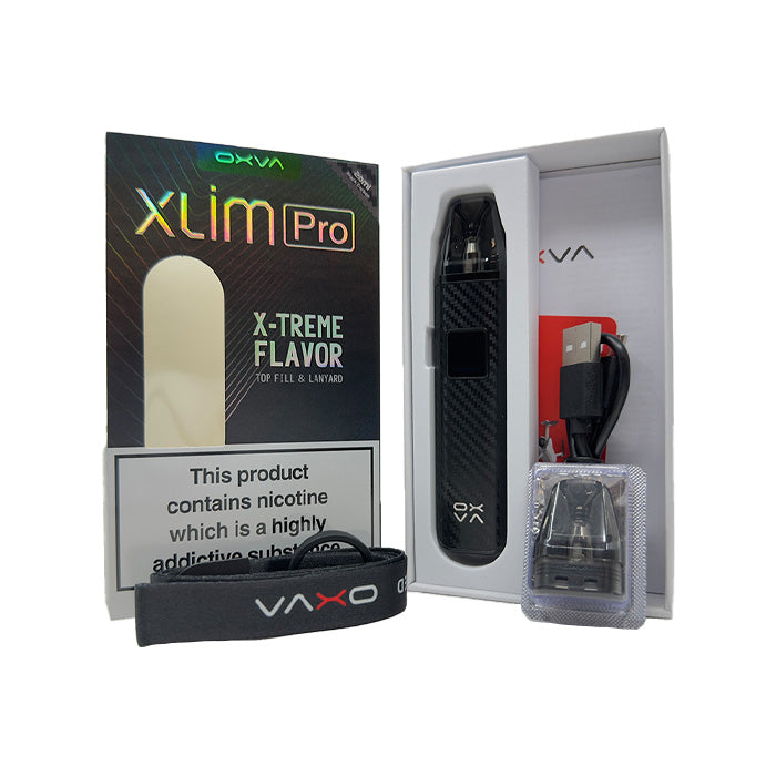 OXVA Xlim Pro Pod Kit Box Shot