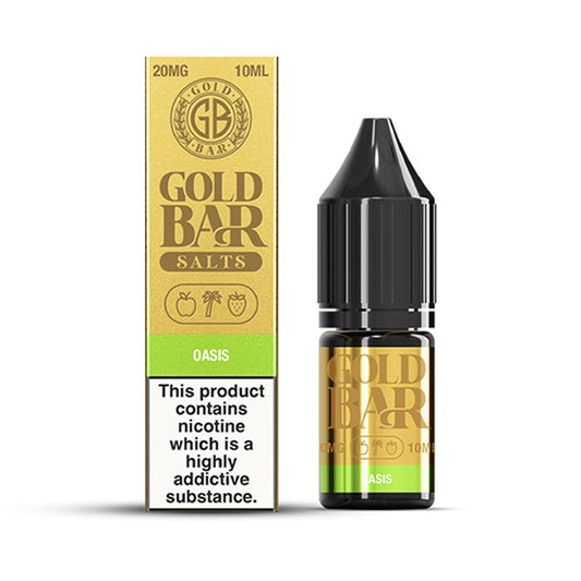 Oasis 10ml Nic Salt E-Liquid by Gold Bar