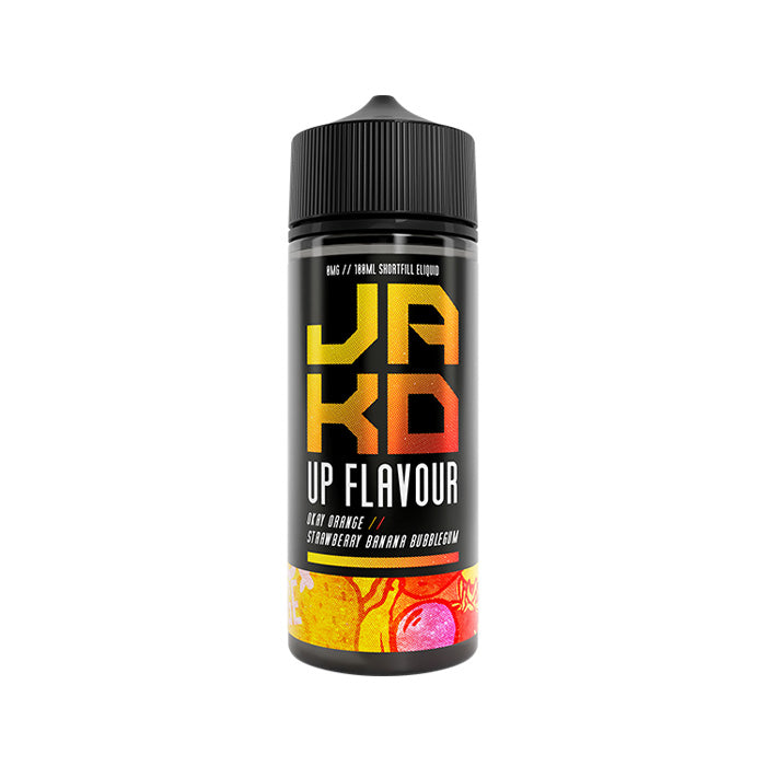 Okay Orange Strawberry Banana Bubblegum 100ml Shortfill E-Liquid by JAKD