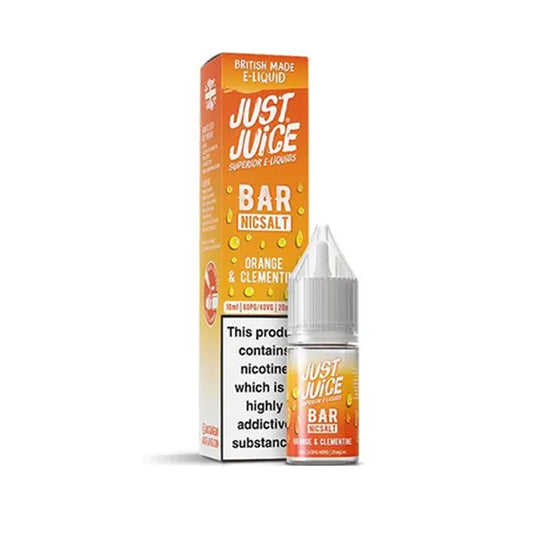 Orange Clementine 10ml Nic Salt E-Liquid by Just Juice Bar Salts