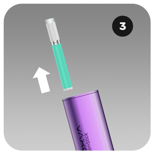 OXVA Slim Stick pod being removed from the device