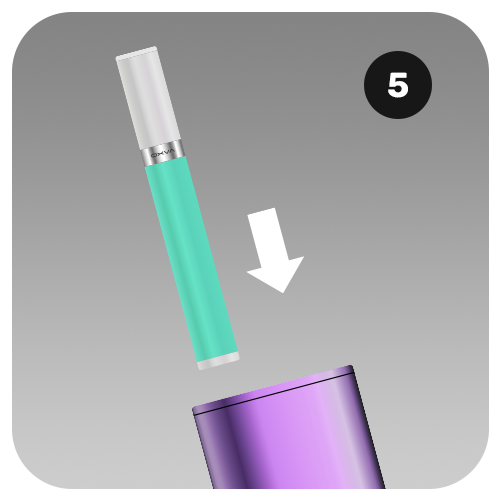 OXVA Slim Stick Pod being inserted into the device