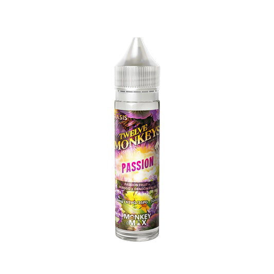 Passion 50ml Shortfill E-Liquid by Twelve Monkeys Oasis