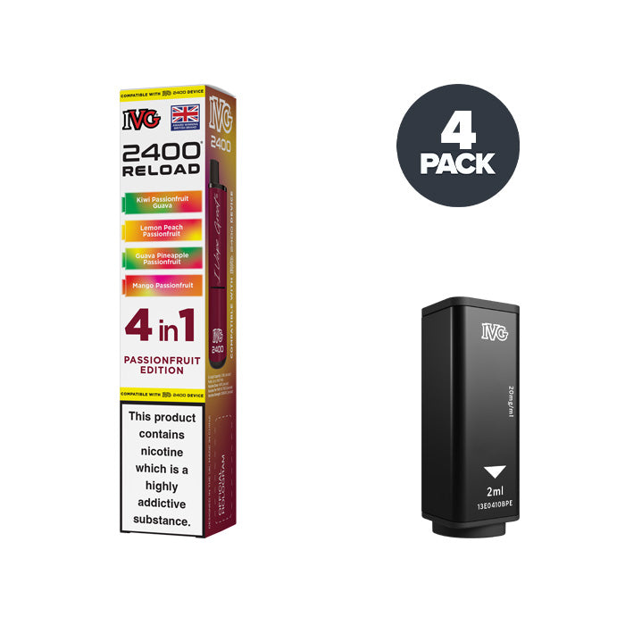 Passionfruit Edition IVG 2400 Reload Prefilled Pod and Box