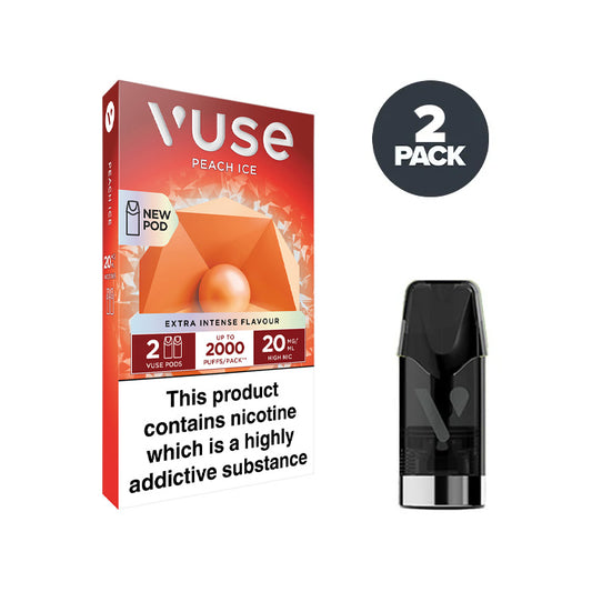 Peach Ice Vuse Extra Intense Pod and Box 20mg