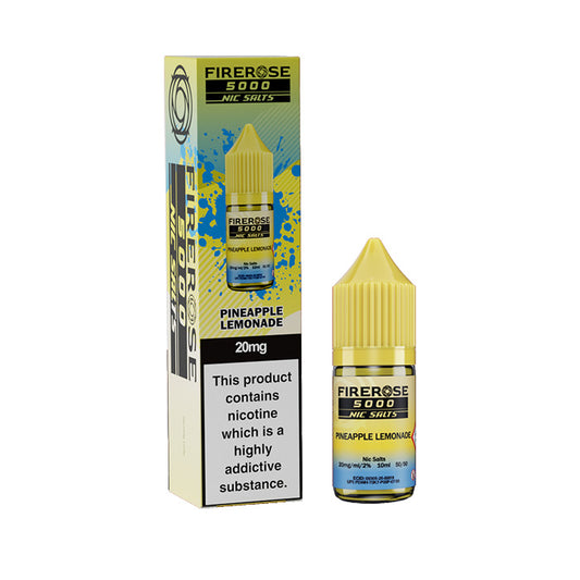 Pineapple Lemonade 10ml Nic Salt E-Liquid by Firerose 5000