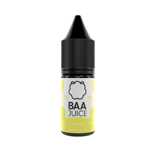 Pineapple 10ml Nic Salt E-Liquid by Baa Juice