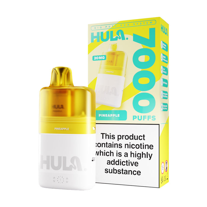 Pineapple Hula 7000 Prefilled Pod Kit and Box