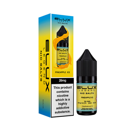 Pineapple Ice Elux 10ml Nic Salt and Box
