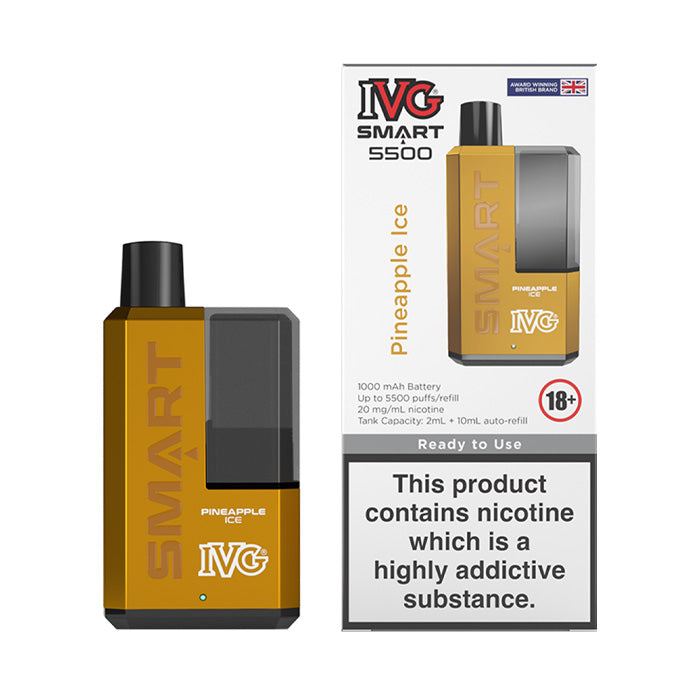 IVG Smart 5500 Disposable Vape | 5,500 Puffs | From 10.39 IVG Smart 5500 Disposable Vape | 5,500 Puffs | From 10.39
