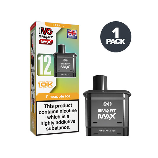 Pineapple Ice IVG Smart Max Prefilled Pod and Box