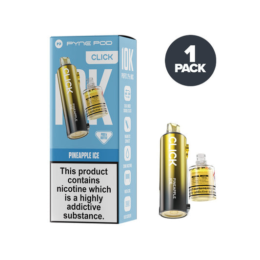 Pineapple Ice Pyne Pod Click Pre-filled Pod and Box